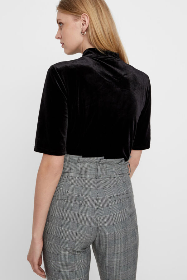 Vero Moda Calças compridas de mulher retas Cinzento