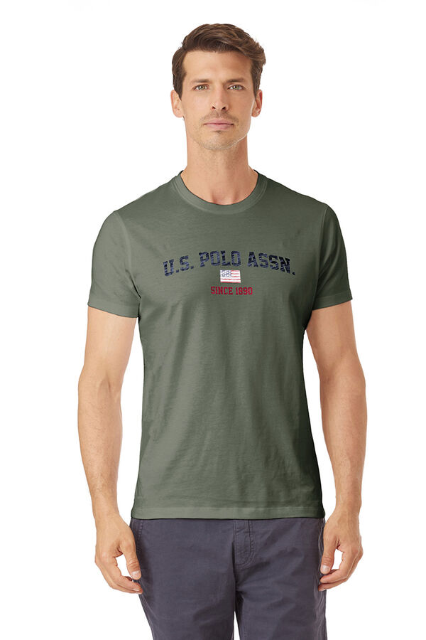 Us Polo Camiseta algof&oacute;n SS Kaki