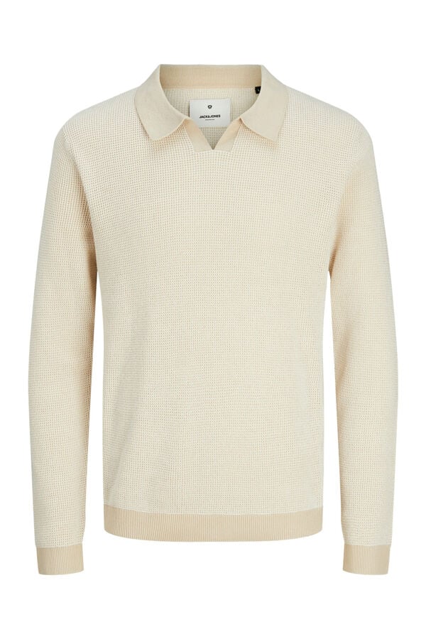 Jack & Jones Camisola com gola Tostado