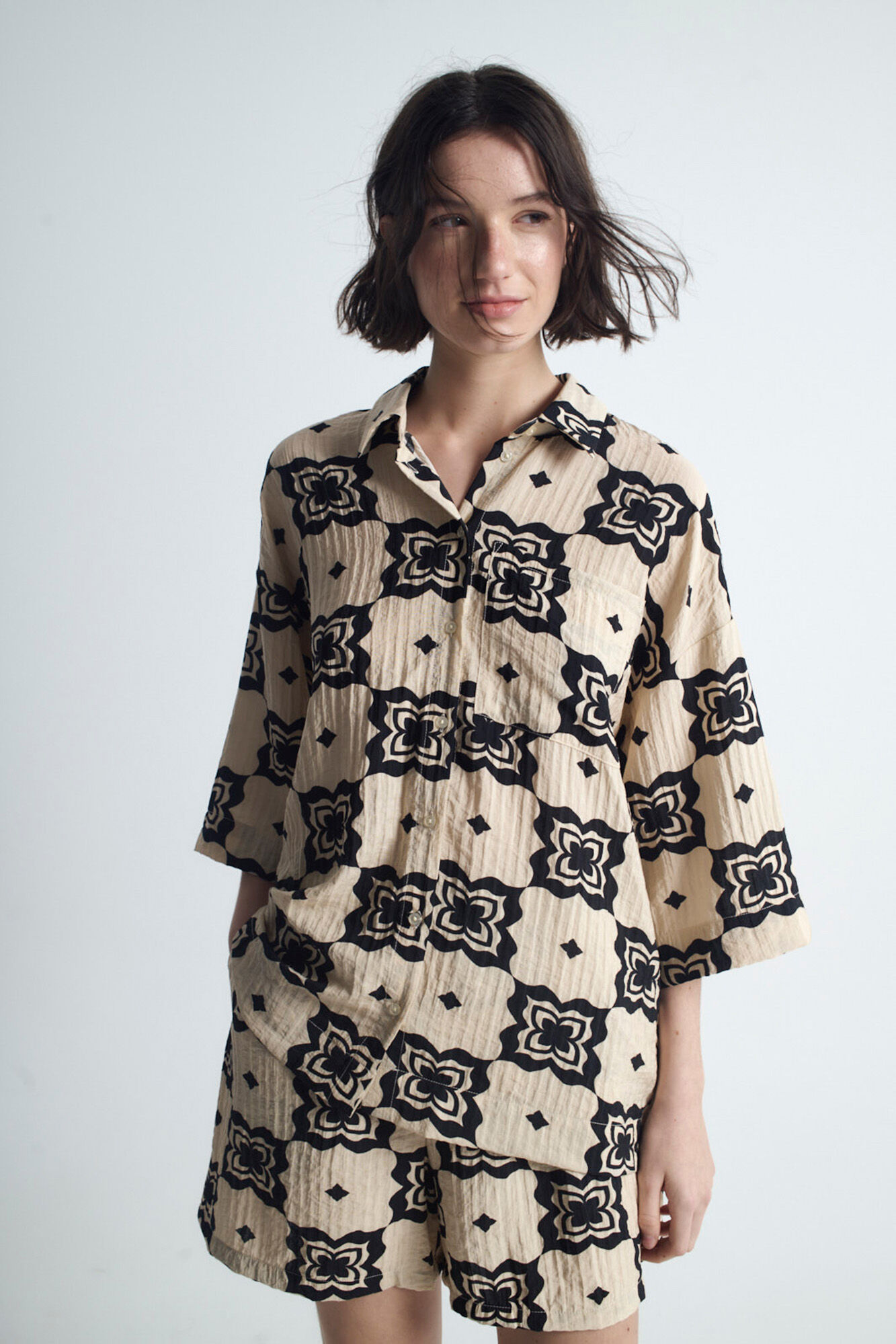 Object Camisa manga corta estampada