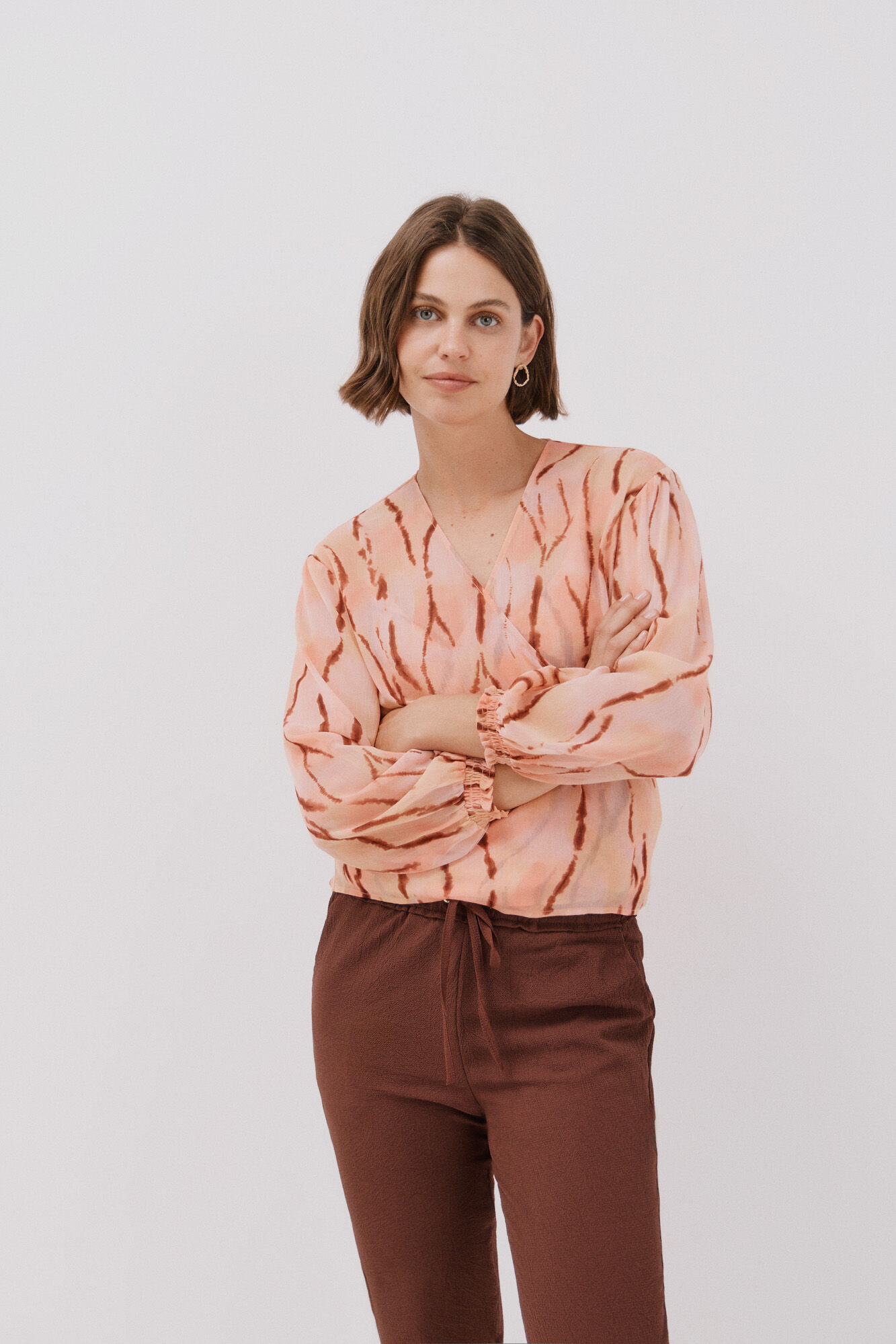 Cortefiel Blusa escote pico