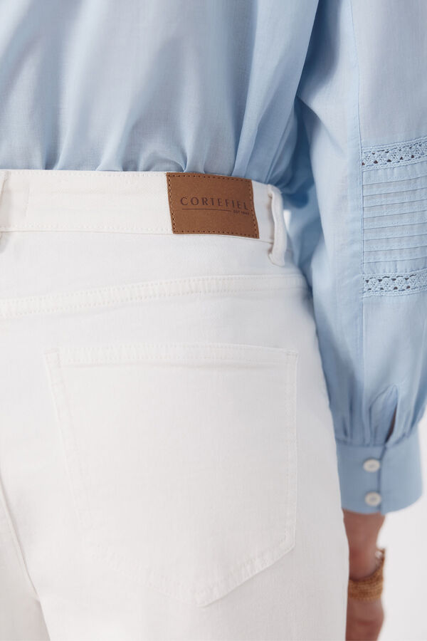 Cortefiel Jeans Rectos Branco
