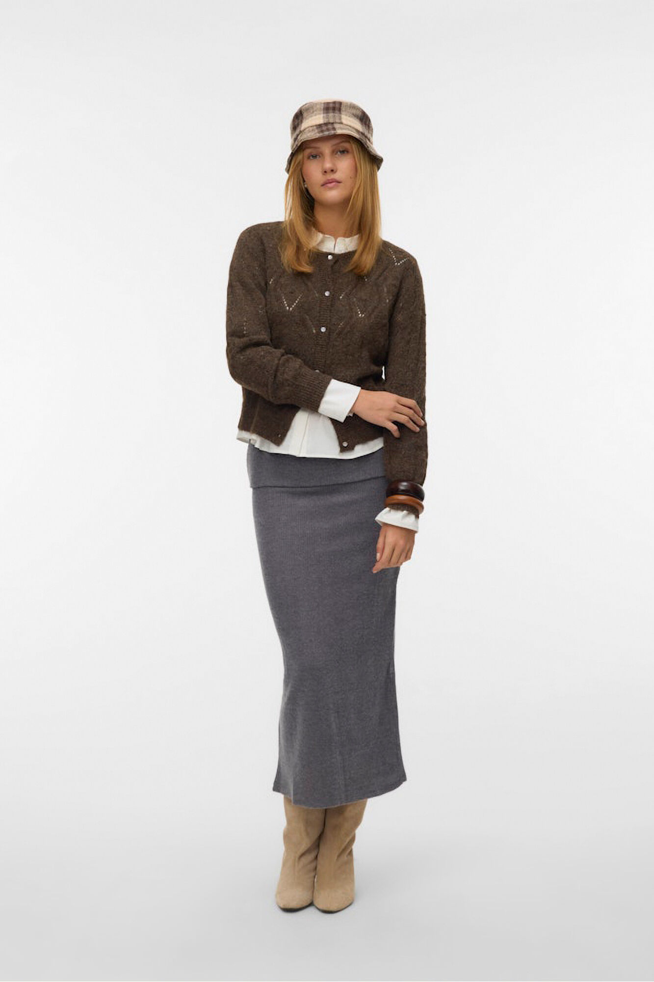 Vero Moda Malha midi de saia