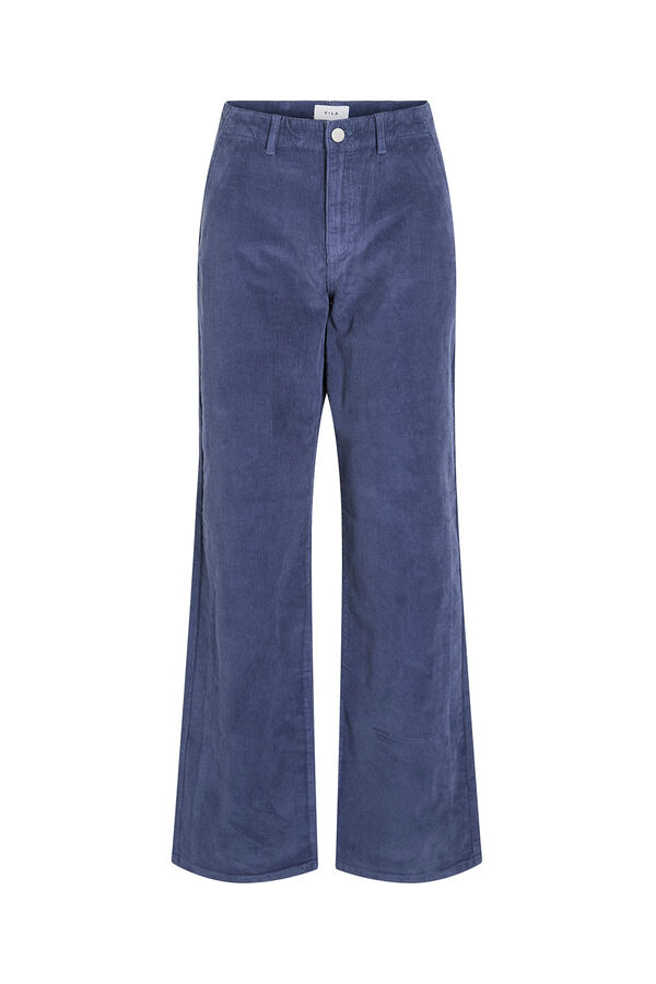 Vila Pantal&oacute;n ancho de micropana Azul marino