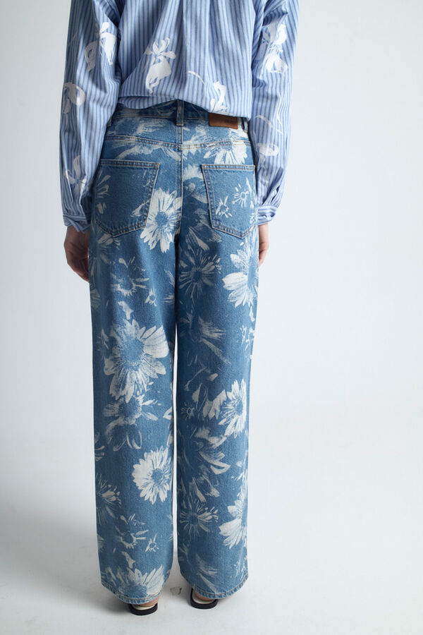 Object Jeans estampado Azul