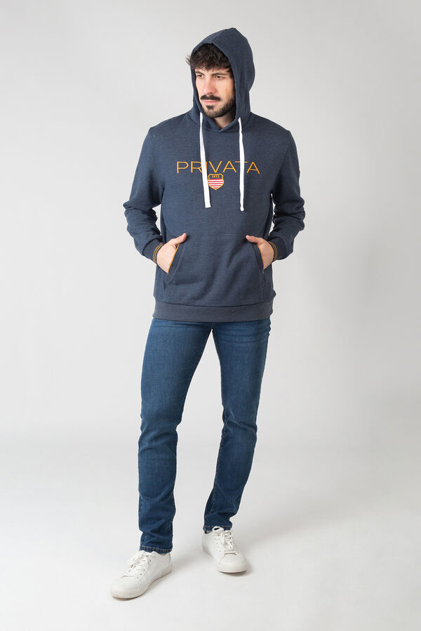Privata Sudadera con capucha y bolsillos Azul