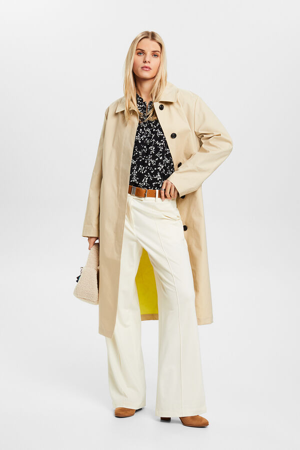 Esprit Blusa sustent&aacute;vel estampado floral Preto