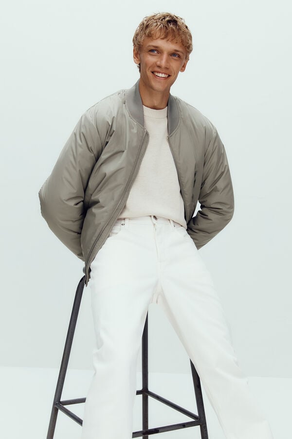 Selected Chaqueta bomber Gris