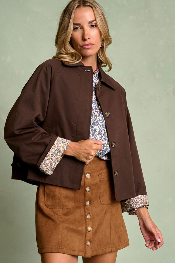 Pol&iacute;n Et Moi Blus&atilde;o com gola Lucca Castanho