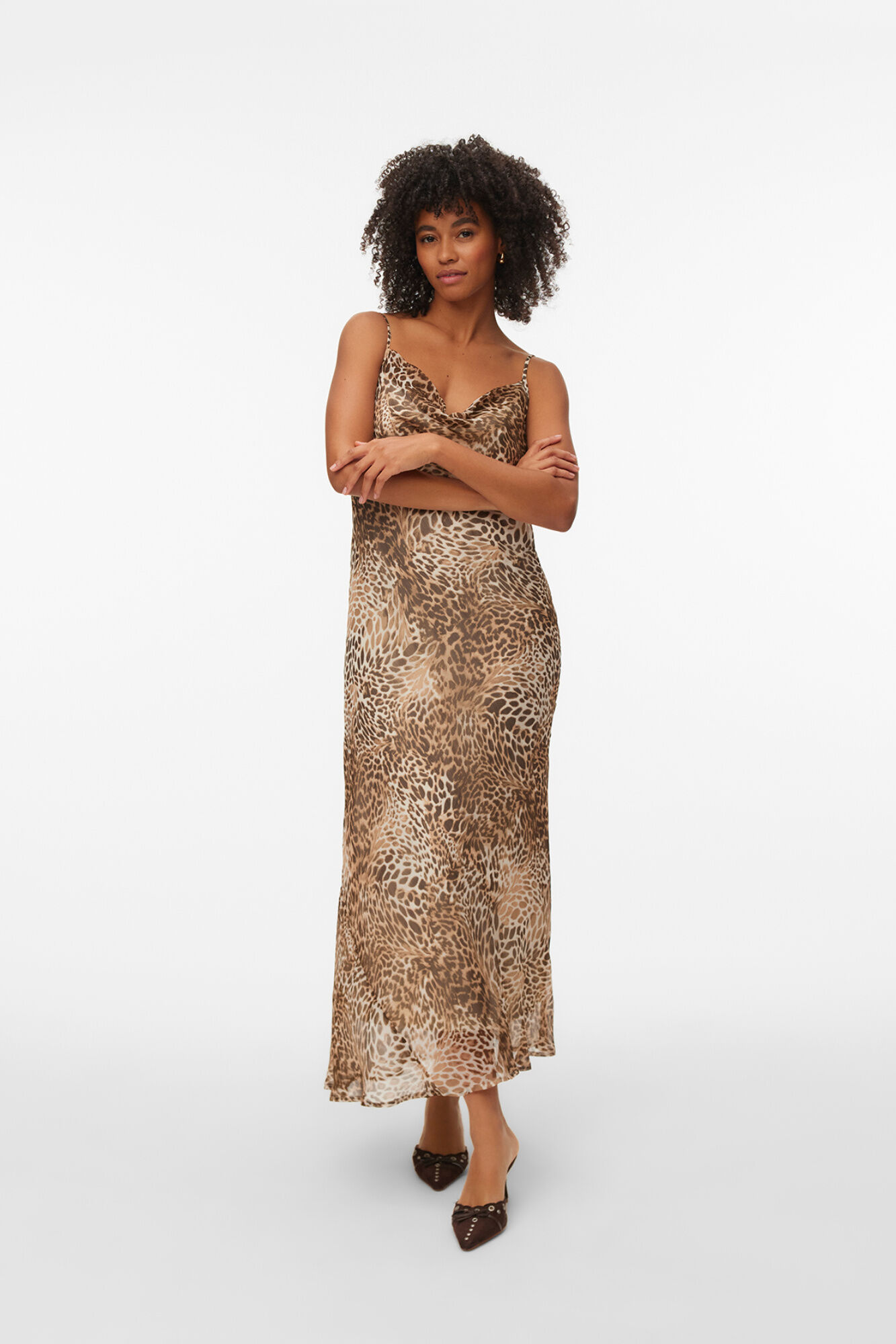 Vero Moda Vestido em gaze de al&ccedil;as