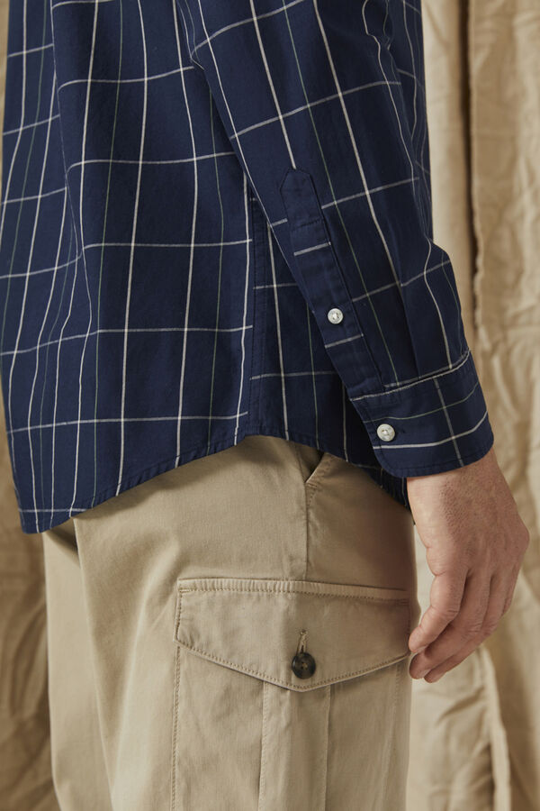 Selected Pantalón cargo slim fit Marrón