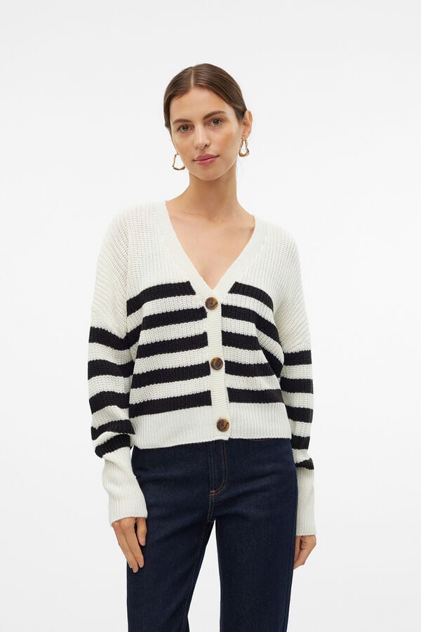 Vero Moda Casaco de malha fria Branco