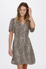 Vila Vestido curto estampado Cinzento