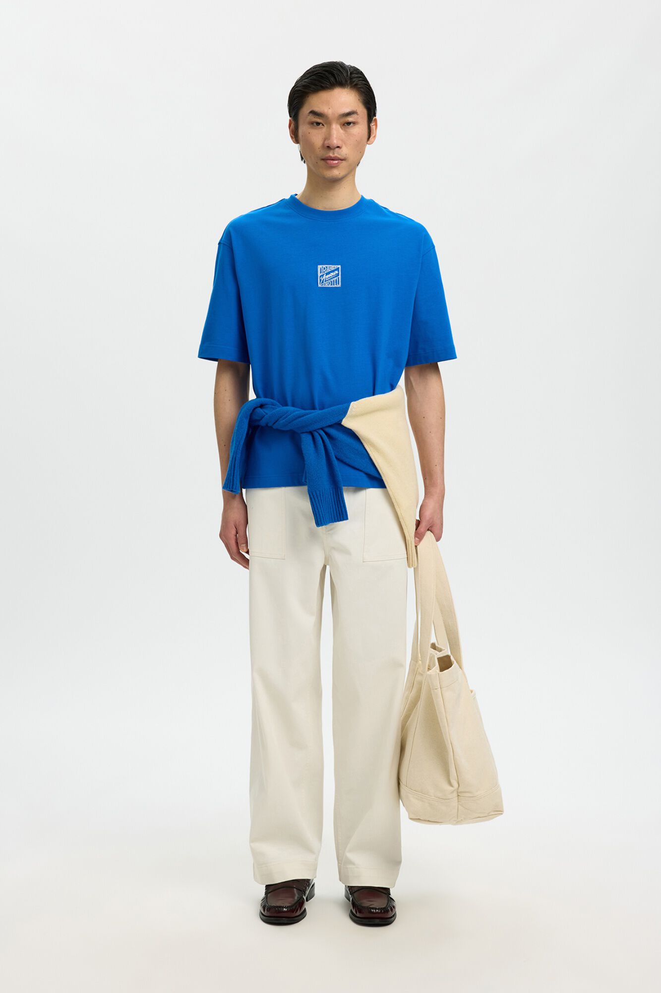 Selected T-shirt de manga curta