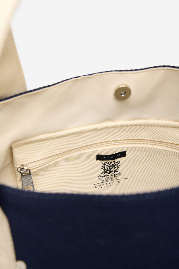 Cortefiel Bolsa playa colaboracion WWF Azul marino