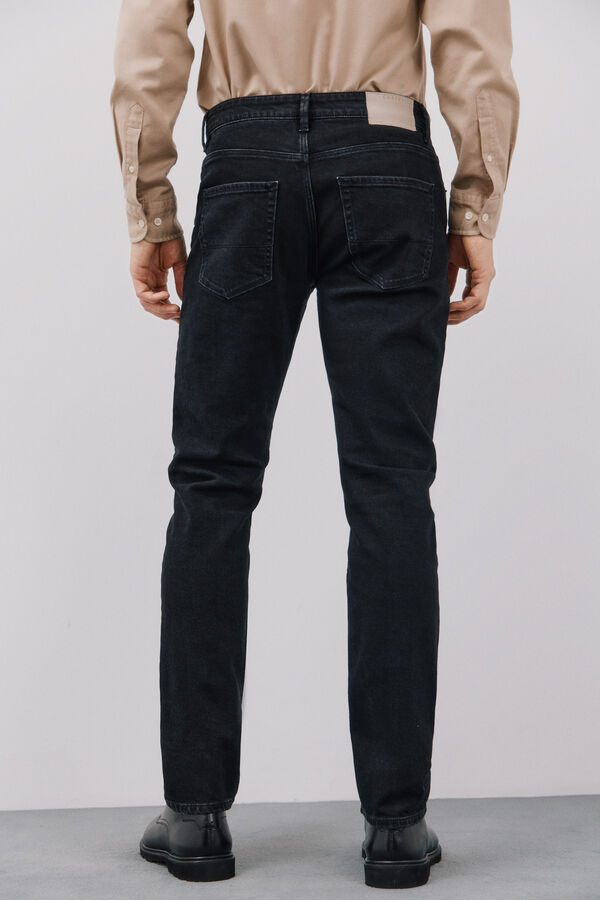 Cortefiel Jeans corte ajustado Preto