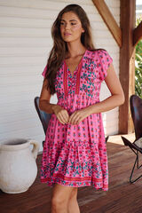 Jaase Vestido mini estampado Tracey Subiu