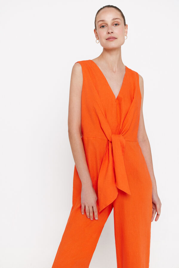 Cortefiel Mono con nudo naranja Naranja