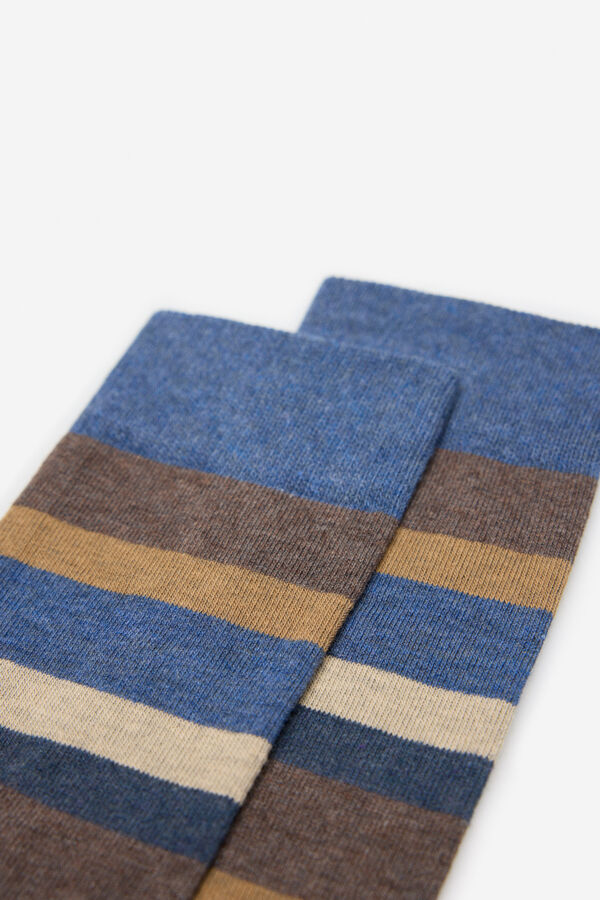 Cortefiel Meia riscas Castanho