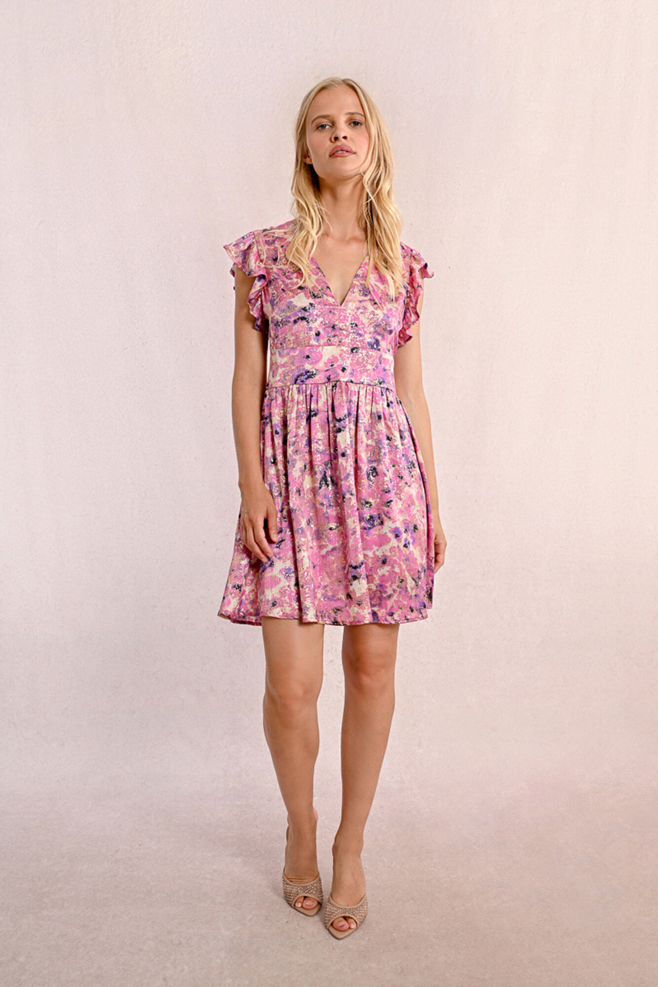 Molly Bracken Vestido manga curta