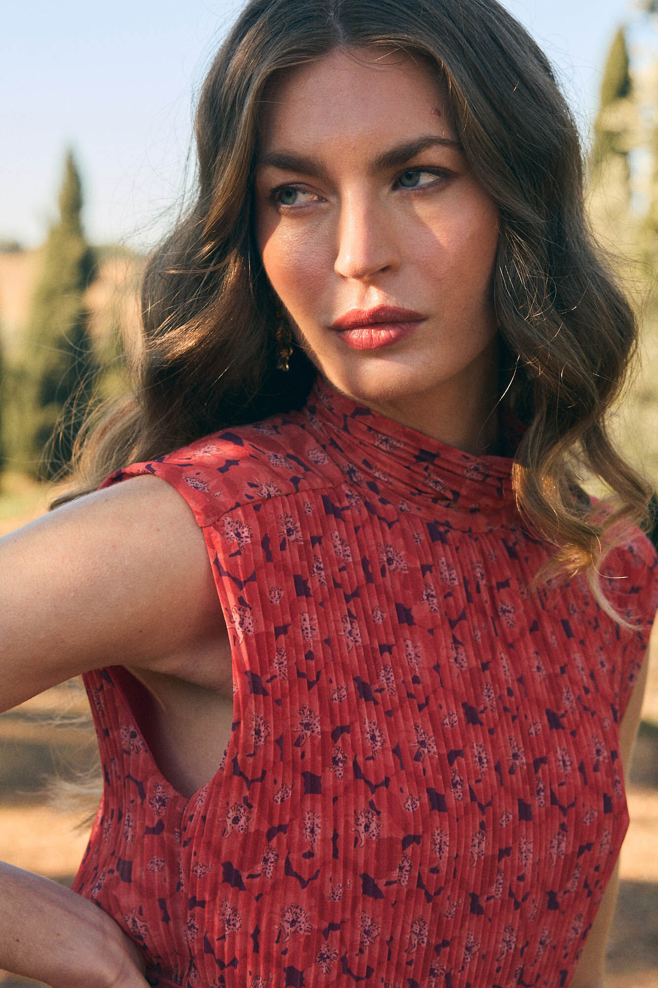 Pol&iacute;n Et Moi Vestido floral Pertina