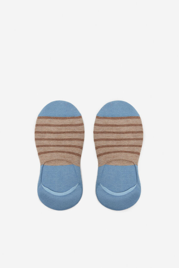 Cortefiel 2 pares calcetines invisibles con coolmax Beige