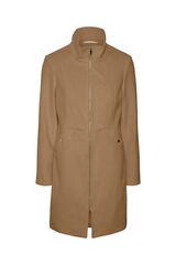 Vero Moda Abrigo paño fino Marrón oscuro