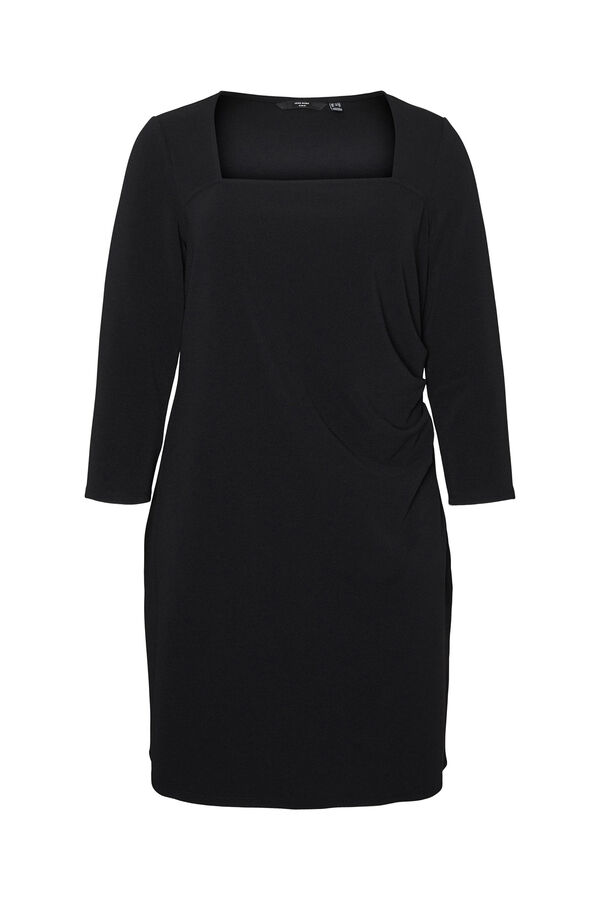Vero Moda Curve Vestido corto talla grande Negro