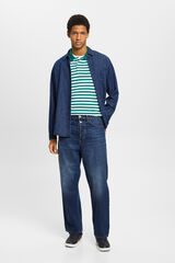 Esprit Polo básico piqué riscas algodão Verde