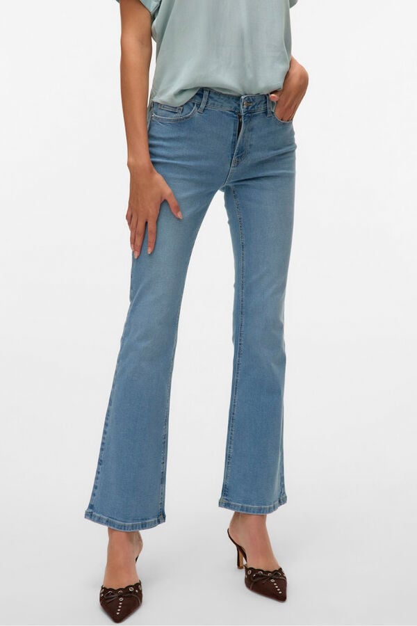 Vero Moda Vaqueros campana Azul