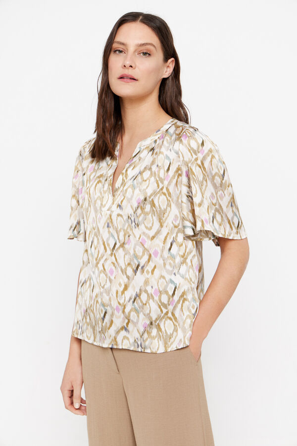 Blusa fluida estampada Ofertas en blusas y camisas de mujer