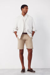 Cortefiel Bermuda chino ligero Beige
