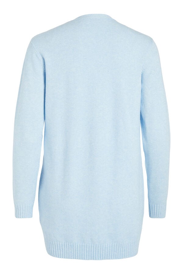 Vila C&aacute;rdigan de punto con viscosa Azul