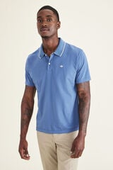 Dockers Polo punto de algod&oacute;n Azul