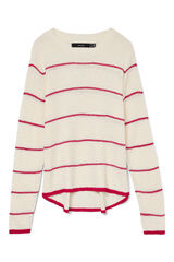 Vero Moda Camisola gola redonda em malha Tostado