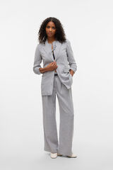 Vero Moda Americana abierta con solapa Gris