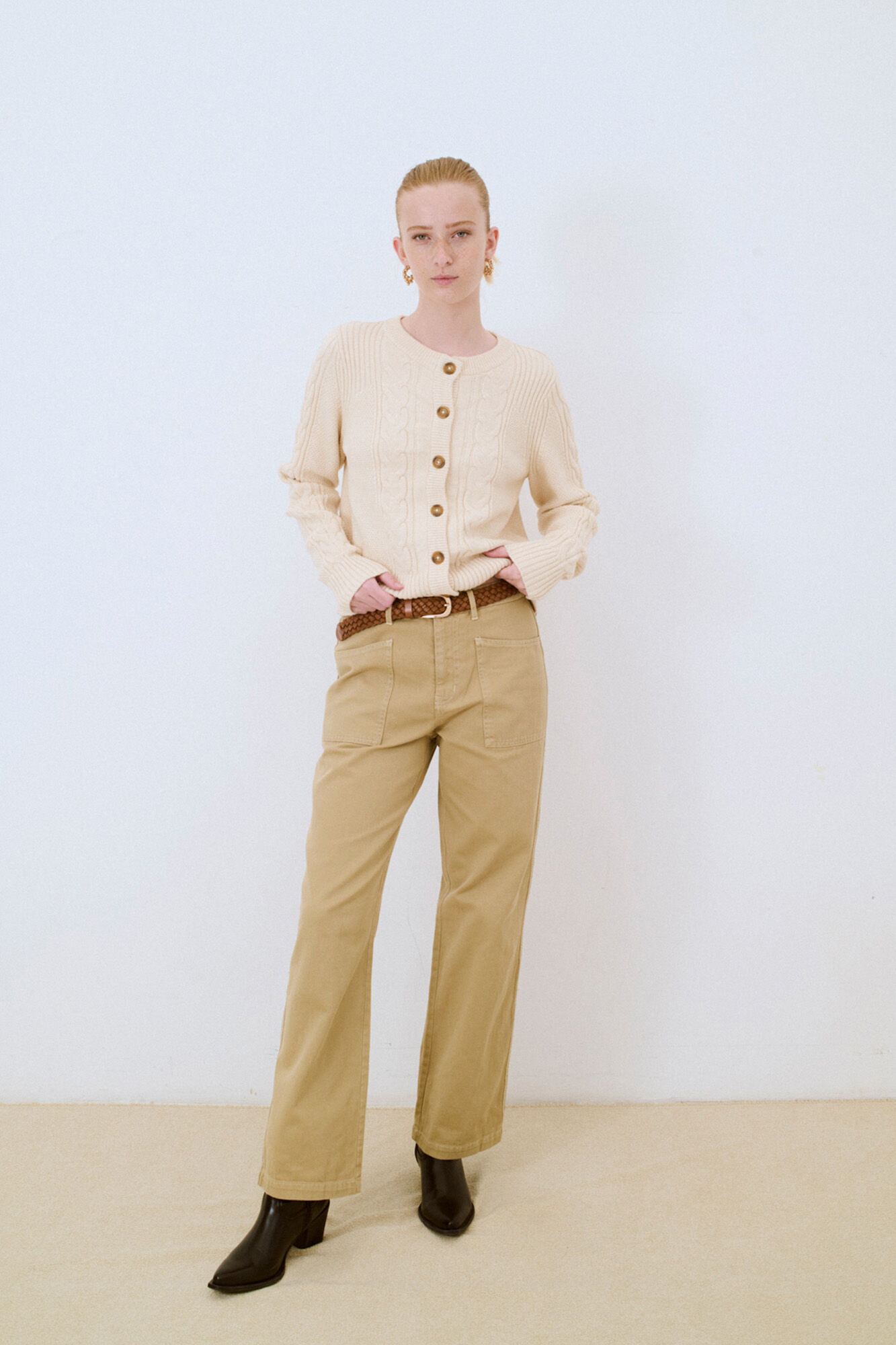 Object Chaqueta punto botones