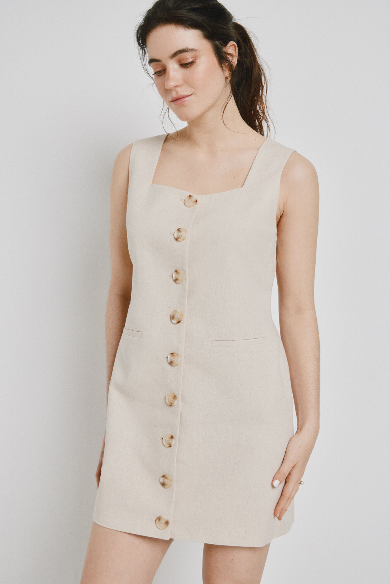 Vero Moda Vestido corto de algod&oacute;n