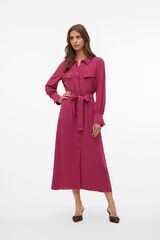 Vero Moda Vestido comprido camiseiro Roxo