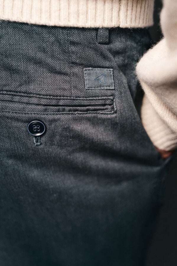 OOTO Cal&ccedil;a cal&ccedil;as chino coordenada Azul