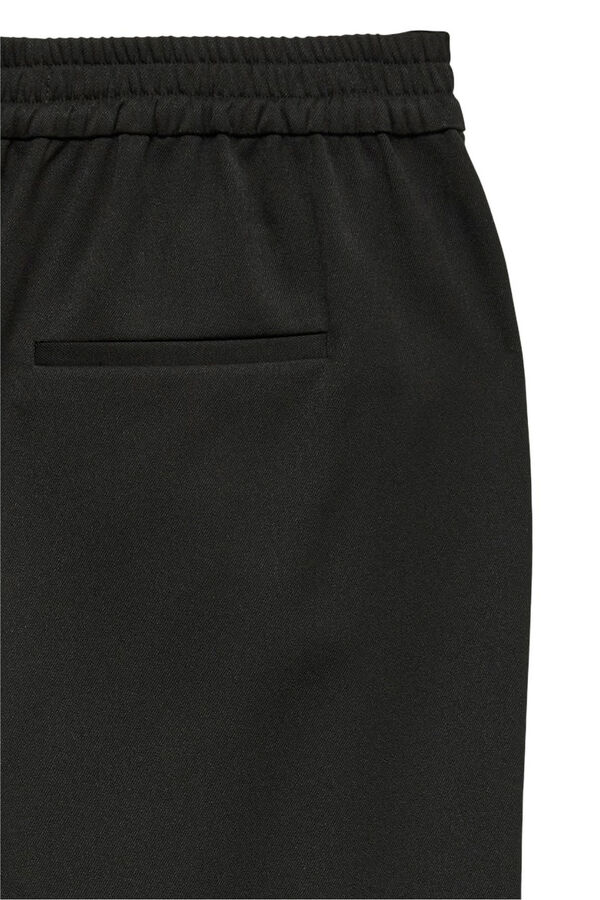 Vero Moda Cal&ccedil;as retas com c&oacute;s el&aacute;stico Preto
