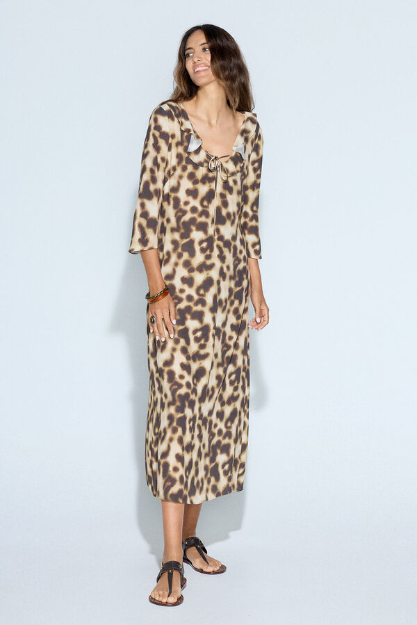 Slowlove Vestido estampado colantes Multicolor