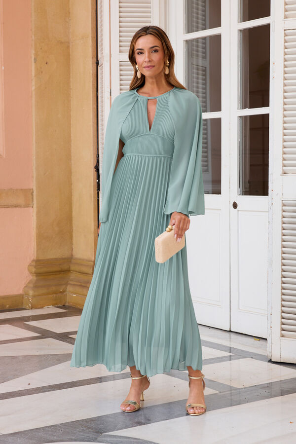 Pol&iacute;n Et Moi Vestido de convidada Luc&iacute;a Azul