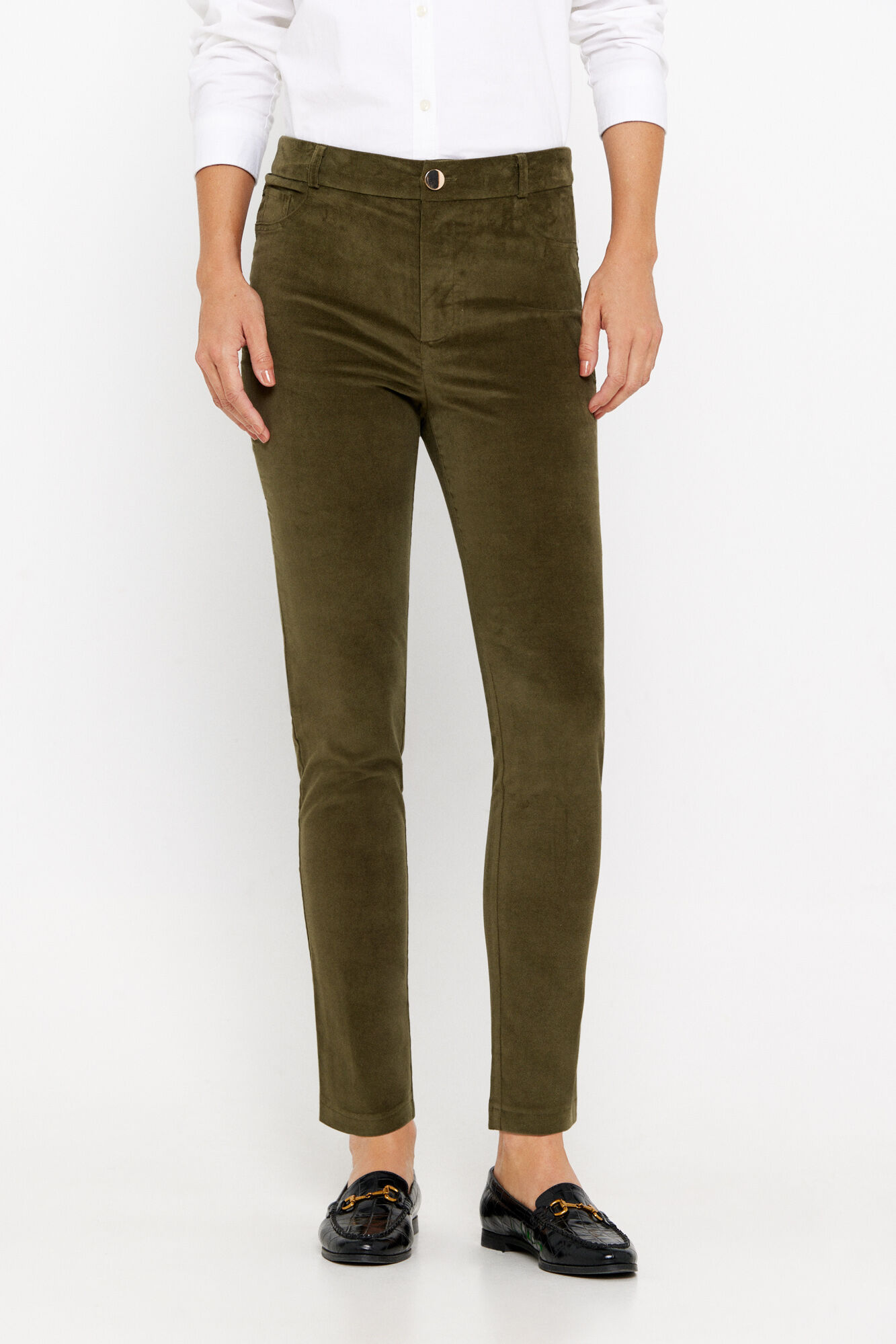 Cortefiel Cal&ccedil;a aveludada