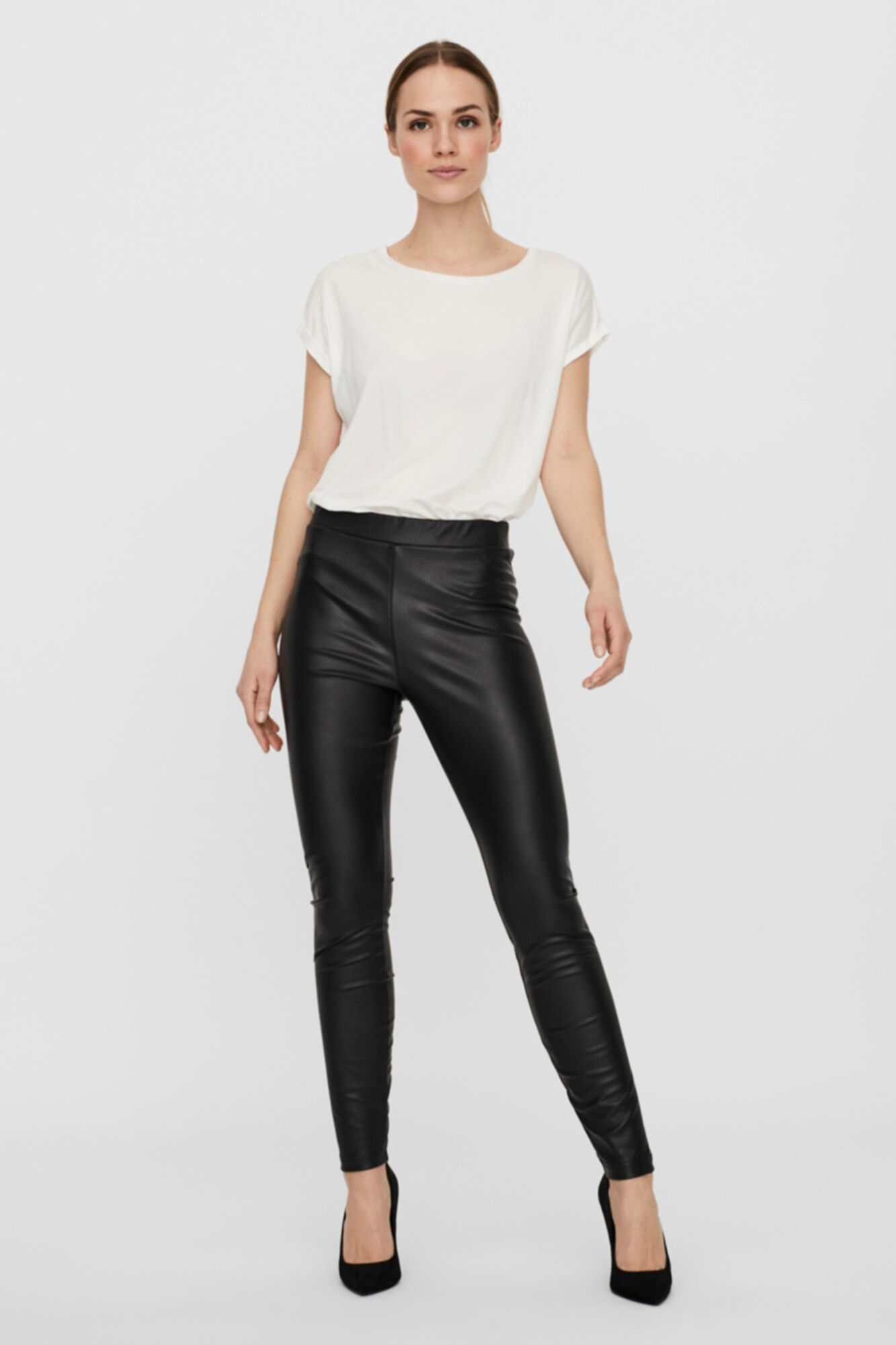 Vero Moda Legging de polipiel