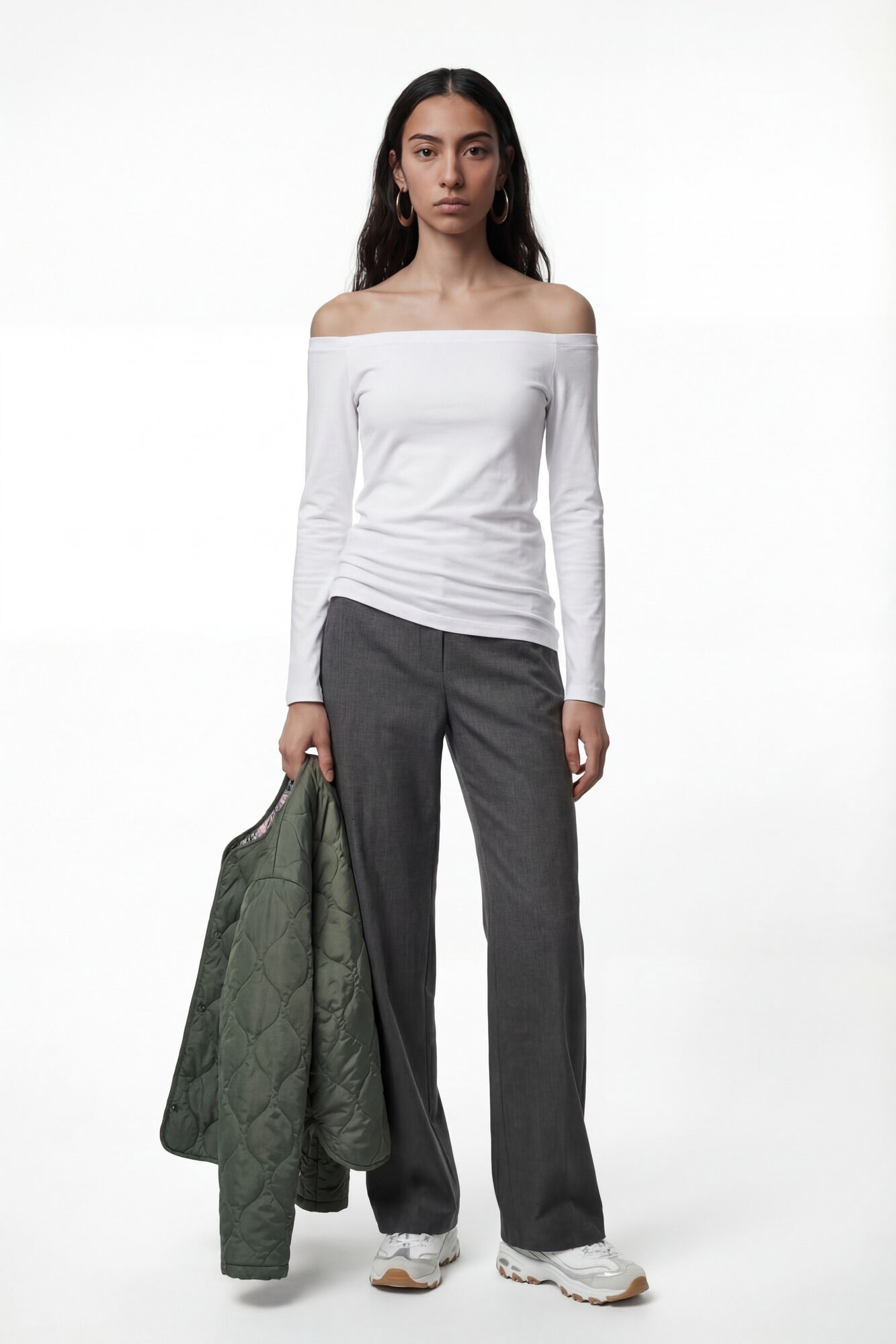 Vero Moda Camiseta de algod&atilde;o com manga 7/8