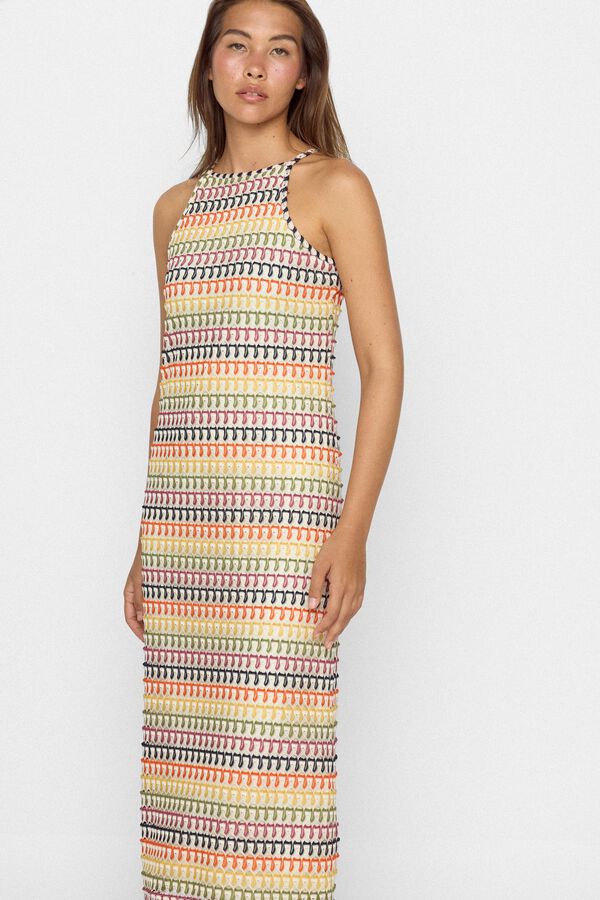 Slowlove Vestido tirantes Multicolor