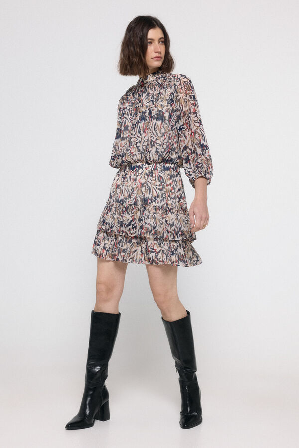 Vero Moda Top estampado de manga comprida Branco