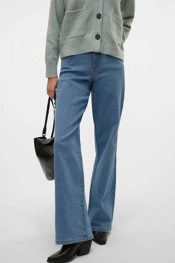 Vero Moda Jeans de pernera ancha Azul