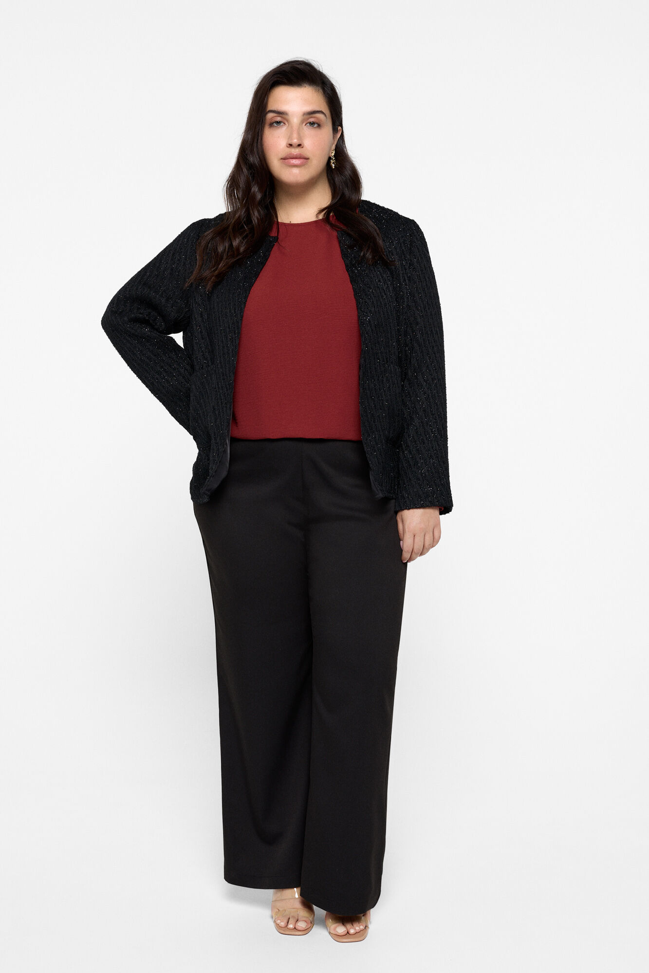 Vero Moda Curve Blazer plus size lurex